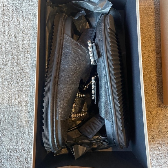 Zadig & Voltaire Alpha Grunge Jewel Buckle Sandals - Picture 11 of 11